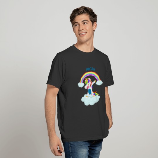 Micah dabbing unicorn gift idea disco T-shirt