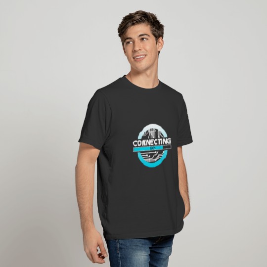 Connecting 80% funny developer quote gift T-shirt