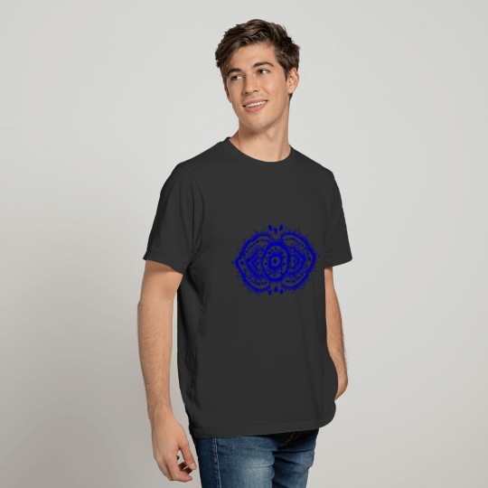 Blue Mandala T Shirts