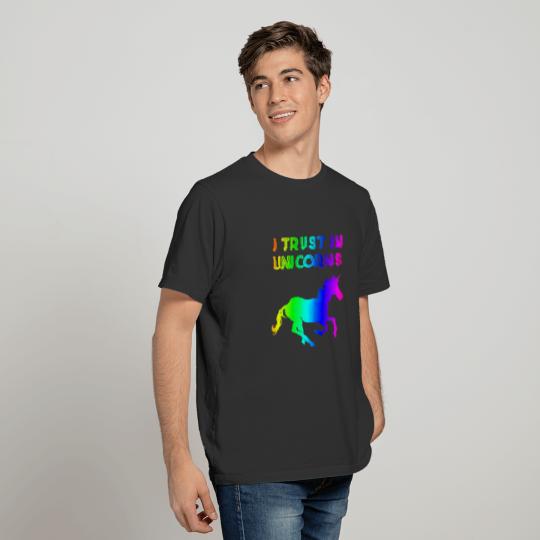 I trust in Unicorns T-shirt