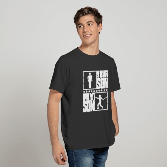 Baseball Mom and Dad Gift - My Son vs Your Son T-shirt