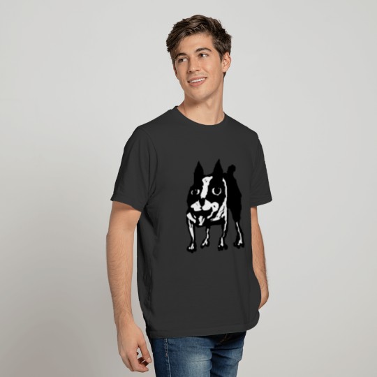 Mad Dog Boston Terrier T Shirts