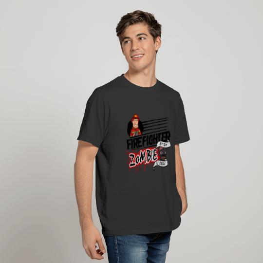 Firefighter - Zombie by night T-shirt