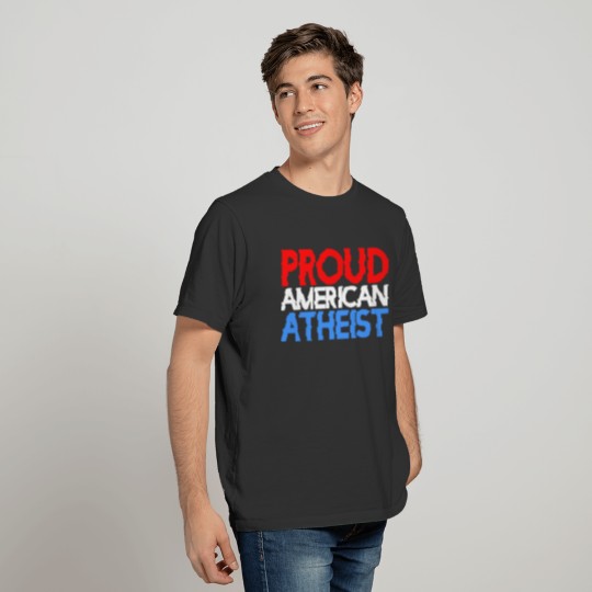 Proud american atheist atheism usa T-shirt