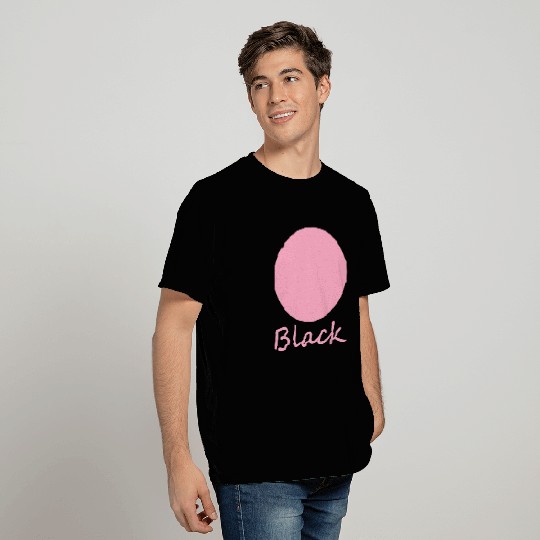 Wrong Black Pink T Shirts