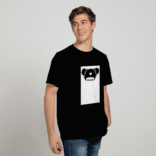 Techno Hair underground minimal techno minimal T Shirts