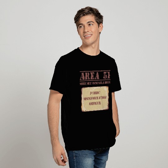 Funny Conspiracy - Area 51 Military Installation T Shirts