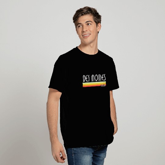 Des Moines Iowa Souvenirs IA Retro T Shirts