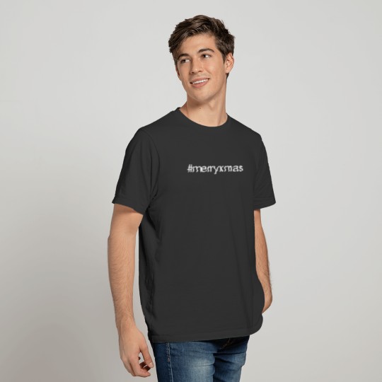 merryxmas hashtag instagram christmas gift idea T-shirt