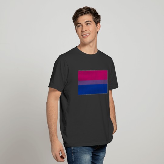 Distressed Bisexual Pride Flag T-shirt