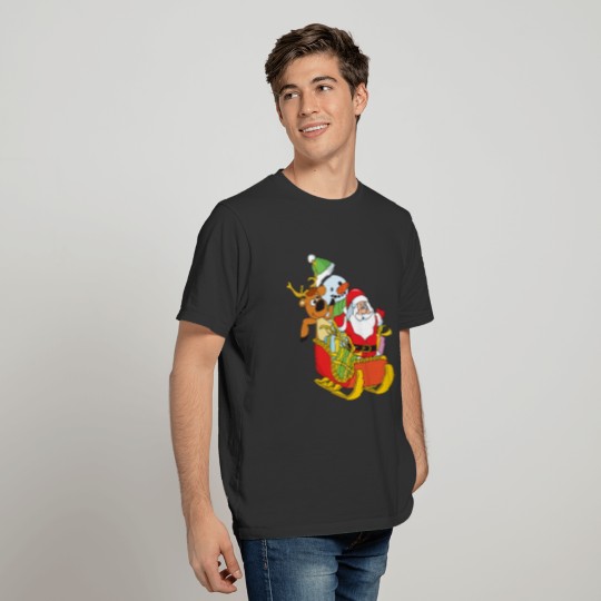 Reindeer Santa Claus T-shirt
