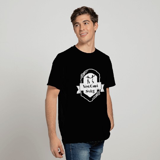 west coast swing Dance dancer wcs gift emblem T Shirts