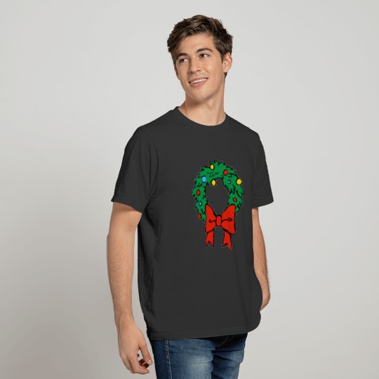 Christmas wreath T-shirt