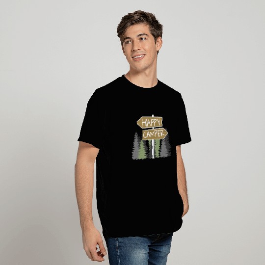 Happy Camper Camping T Shirts