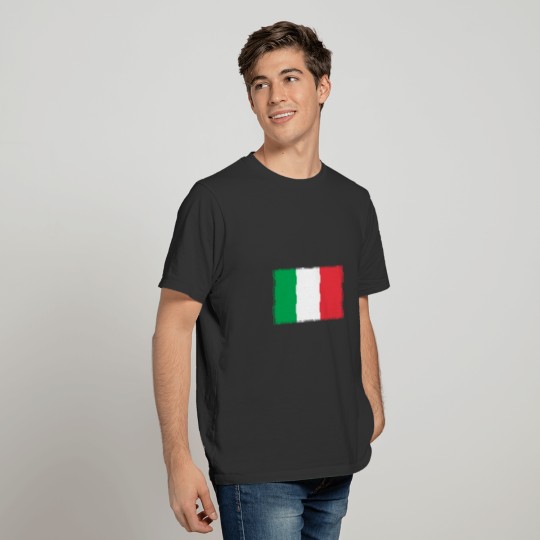 Italy gift Boots map flag T-shirt