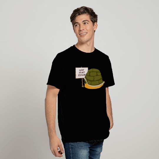 Do Not Disturb Turtle Sleeping T Shirts