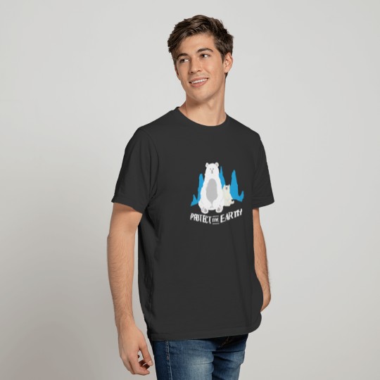 Polar Bear Earth Environmental Conservation Animal T-shirt