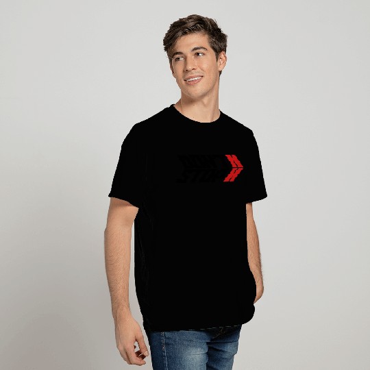 do not stop arrow logo race not stop never give up T Shirts