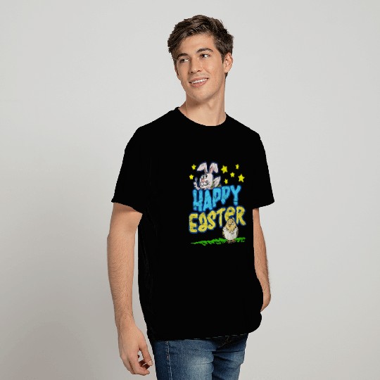 Happy Easter Day-Easter Bunny Egg Hunt T Shirts