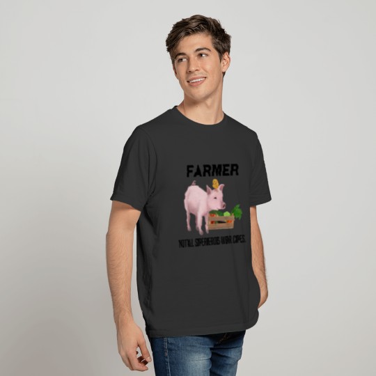 Farmer superhero T-shirt