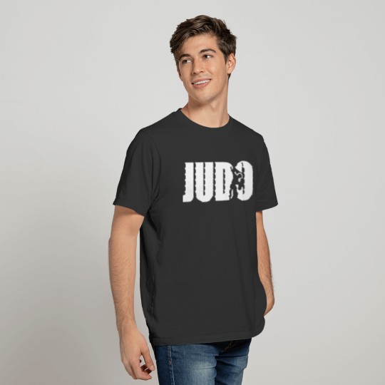 judo fighters font T-shirt