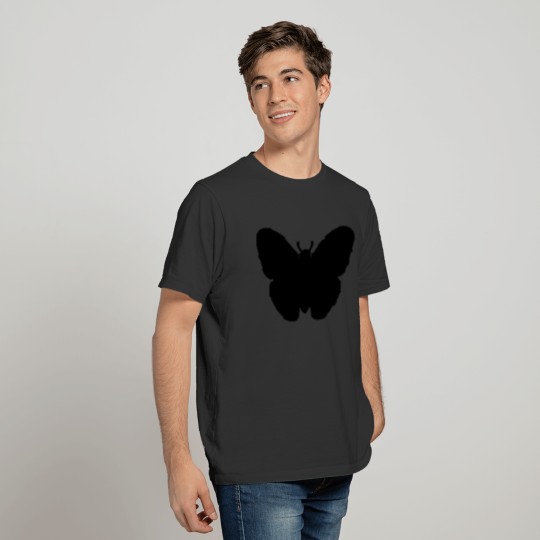butterfly silhouette insect wings fly spring beaut T-shirt