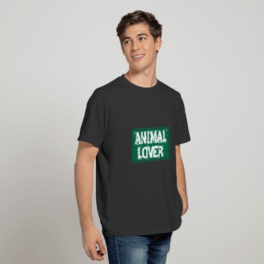 Animal Lover in green T Shirts