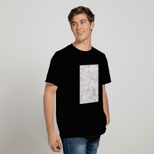 Multicolor Pastel Rainbow Marble Pattern T Shirts