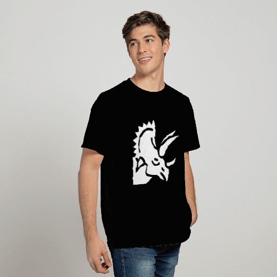 triceratops head T Shirts