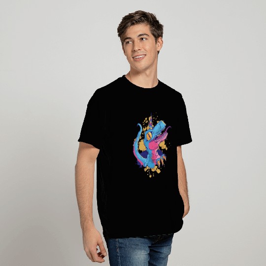 Dino Rainbow Unicorn T Shirts