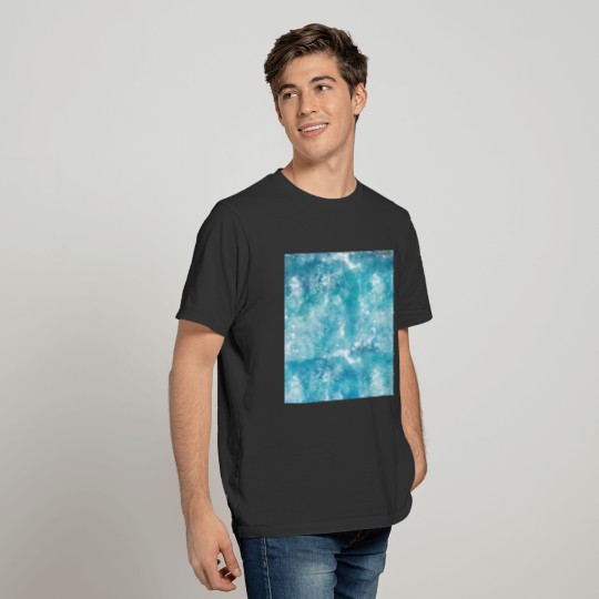Watercolor Winter Snow Blizzard Abstract Painting T Shirts