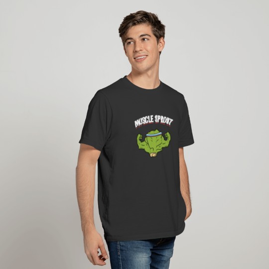 Muscles Sprout Funny Brussels Sprouts Gym Workout T Shirts