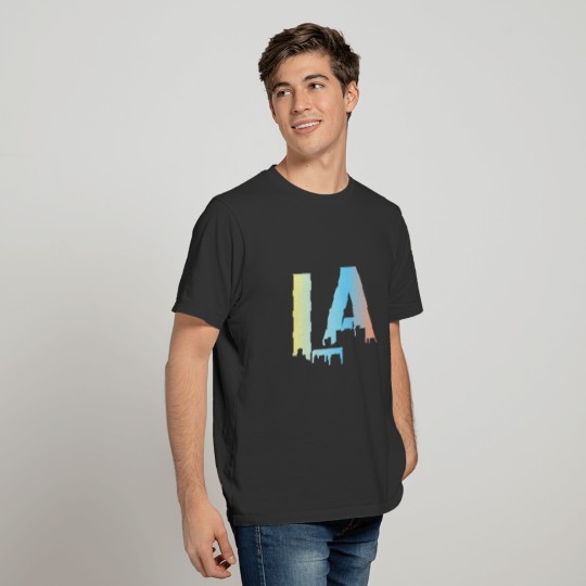 Los Angeles lettering | LA USA America T-shirt