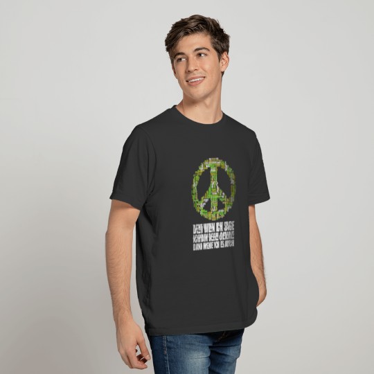 I'm against violence because I'm vegan T-shirt