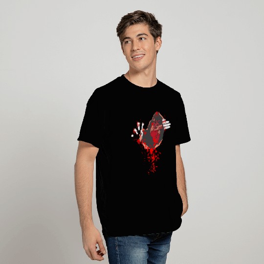 Halloween bleeding Heart T Shirts