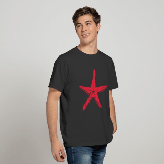 Starfish seafood underwater beach icon T-shirt