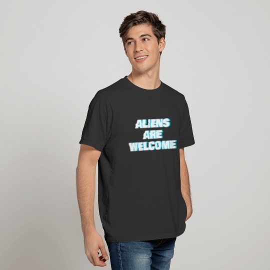 Aliens Are Welcome T-shirt