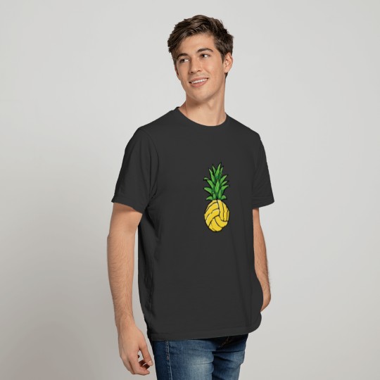 Water Polo Shirts Women Girls Pineapple Summer T-shirt