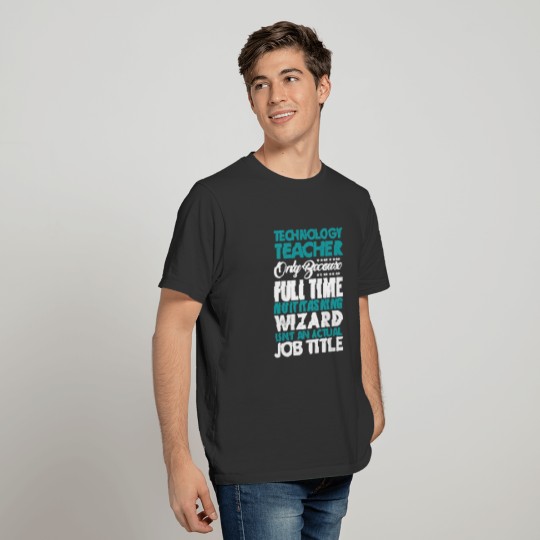 Technology Teacher Wizard T Shirts