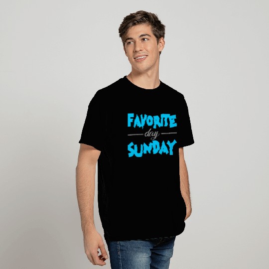 favorite day sunday T Shirts