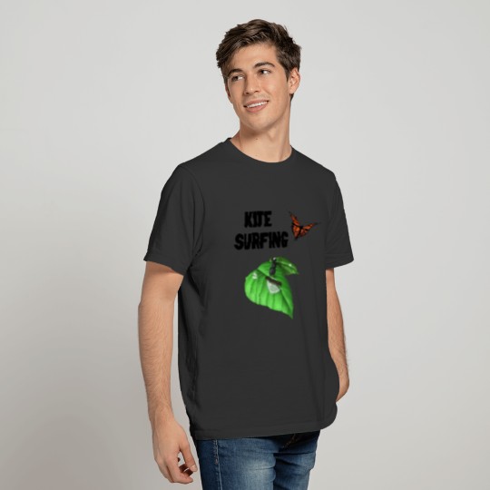 Kitesurfing Ant with Butterfly T-shirt