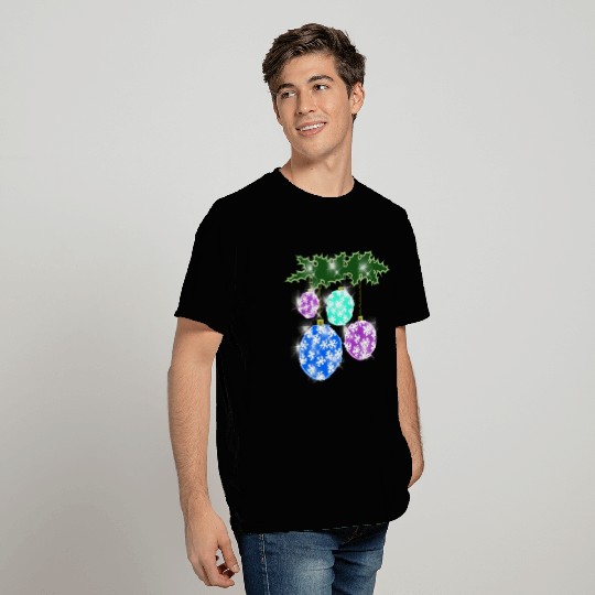 Holiday Christmas Balls Design T Shirts
