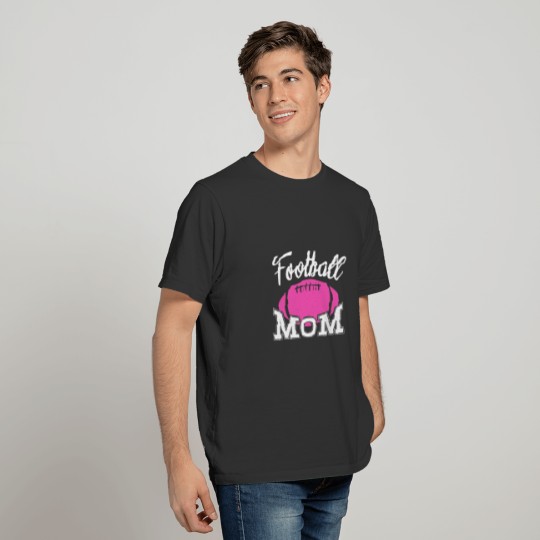 Football And Cheer Mom Fan Gift T-shirt