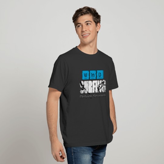 Windsurfing Science Periodic Table Elements T-shirt