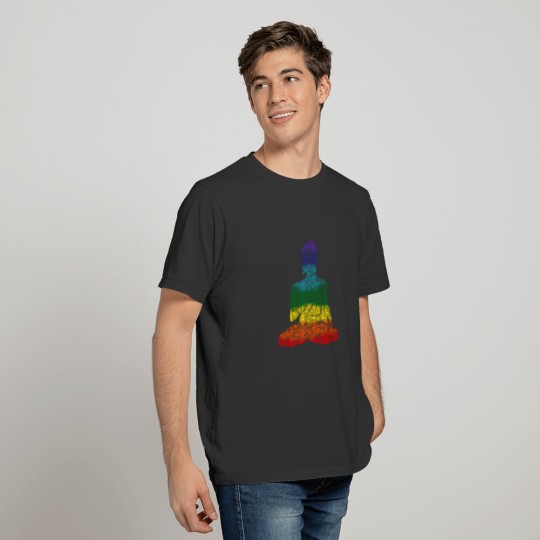 Rainbow Buddha T-shirt