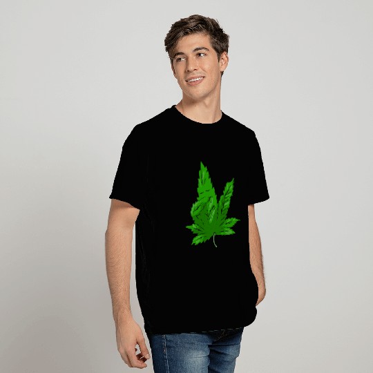 hemp leaf cannabis leaf Dab cannabis hemp leaf wee T Shirts