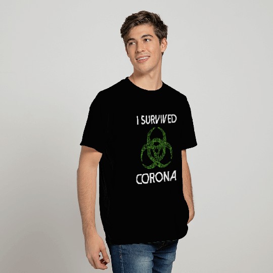 I survived Corona slogan T Shirts