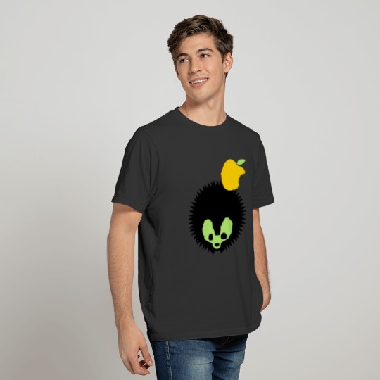 cute hedgehog apple T Shirts