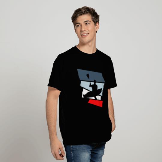 rowing canoe paddling T Shirts