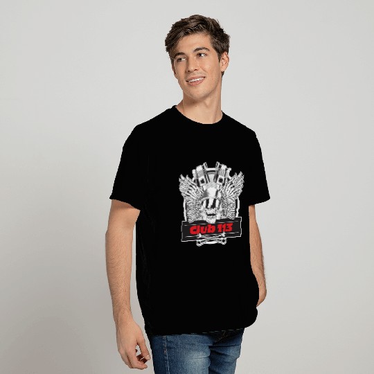 Raider Skull red Logo T Shirts